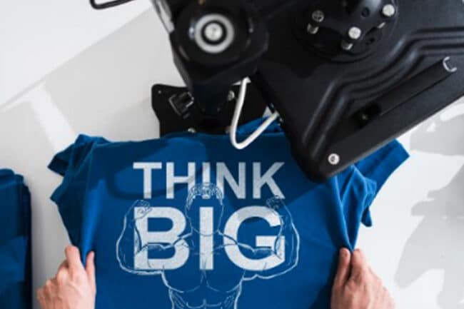 Transfert sur T-shirt résultat